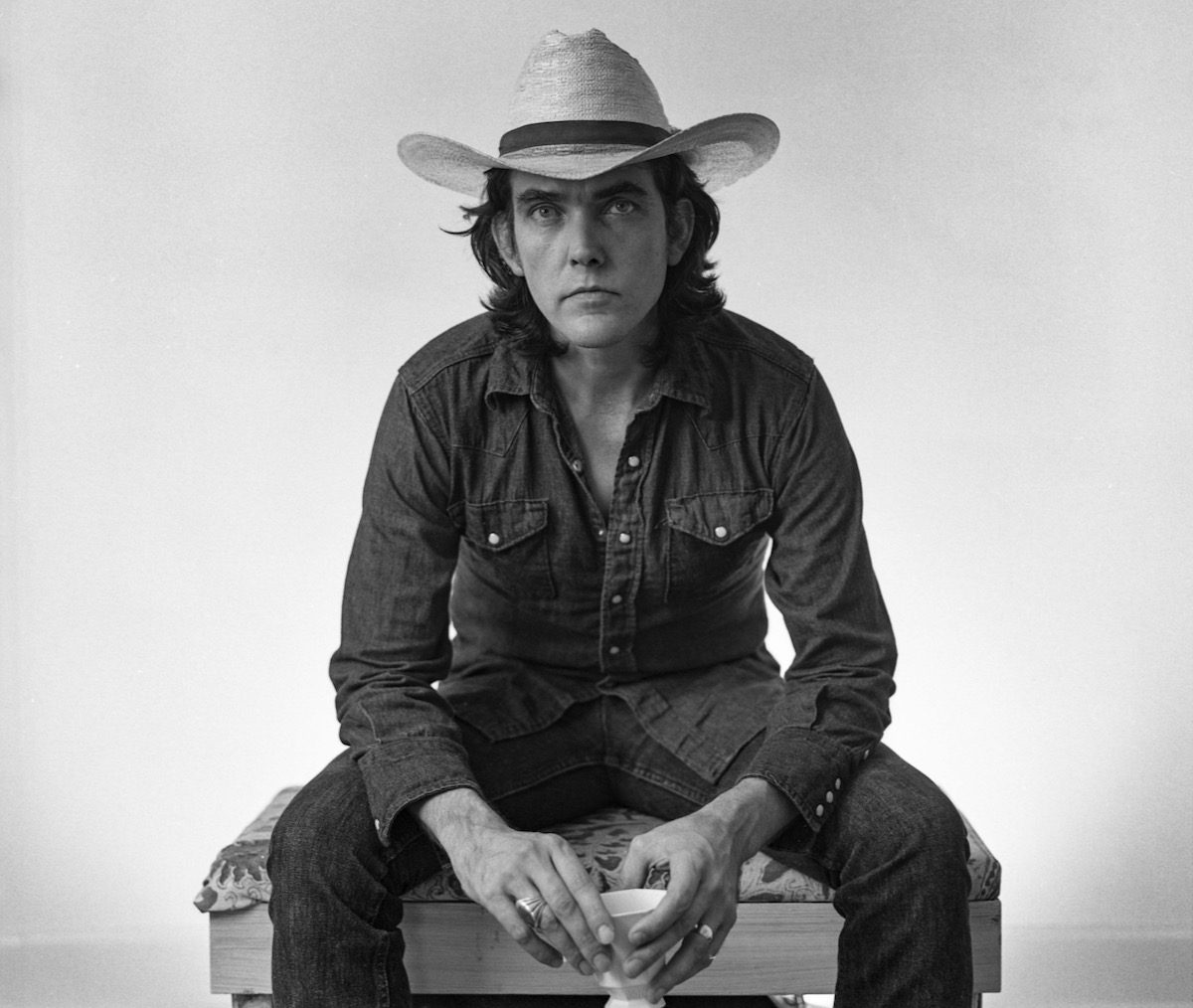 A portrait of a young Guy Clark