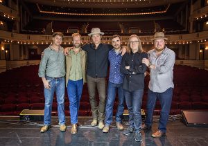 Steep Canyon Rangers photographed in a theater