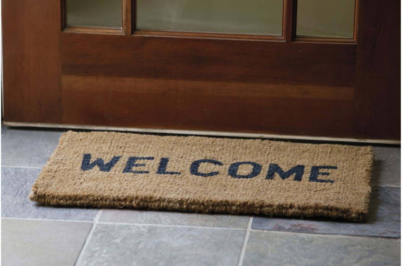 a welcome mat