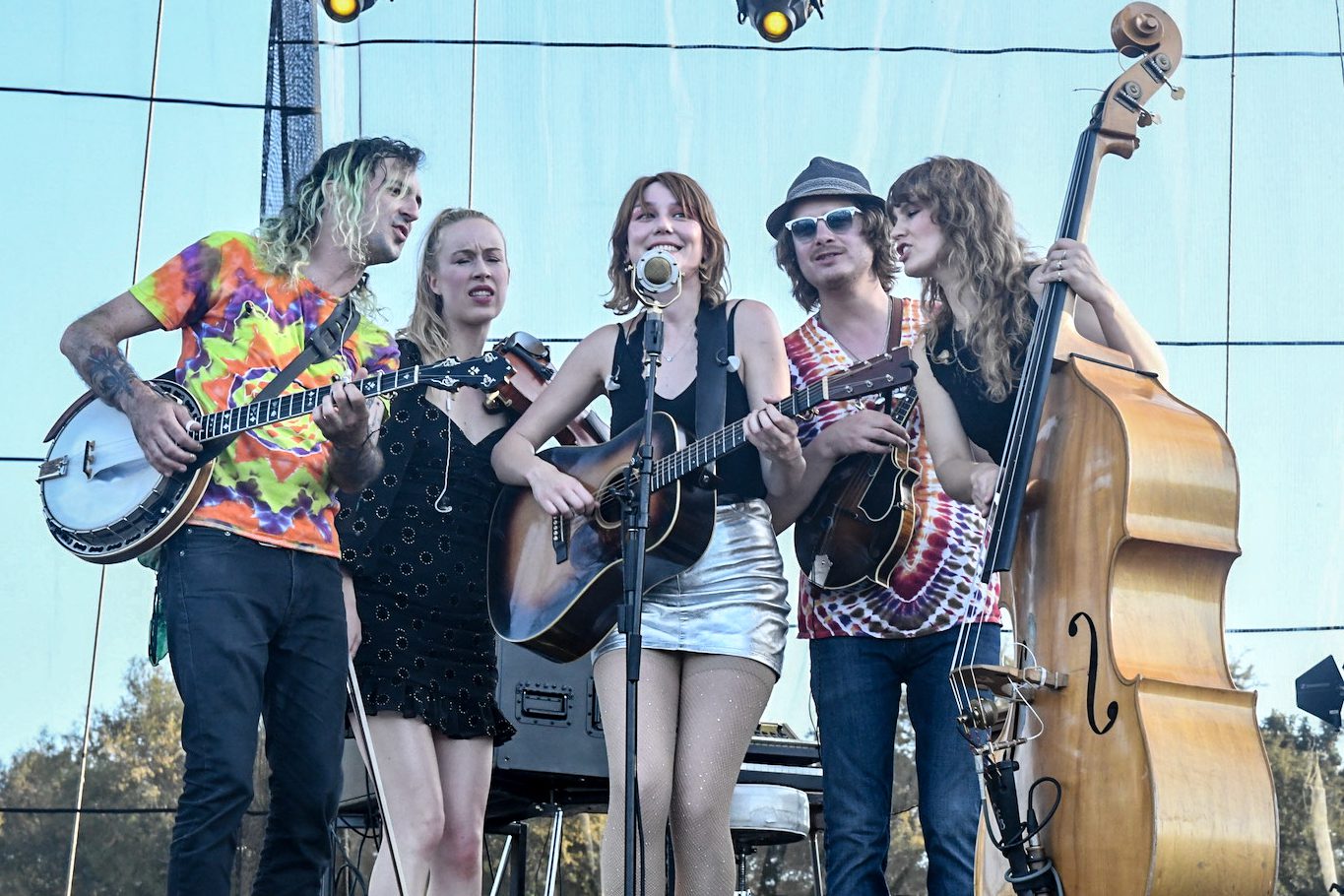 Molly Tuttle and Golden Highway on stage