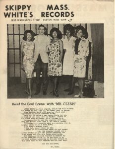 A flyer about the song Mr. Clean from Mass Records