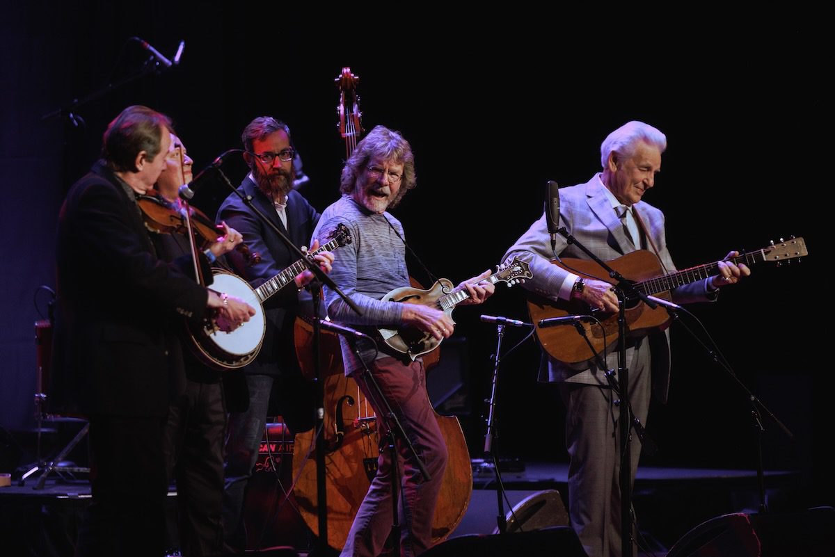 Sam Bush, Del McCoury, and many others paid tribute to Earl Scruggs on what would have been his 100th birthday at a show curated by Jerry Douglas at the Ryman Auditorium on Jan. 6.