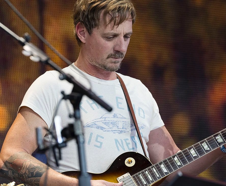 Sturgill Simpson onstage with guitar